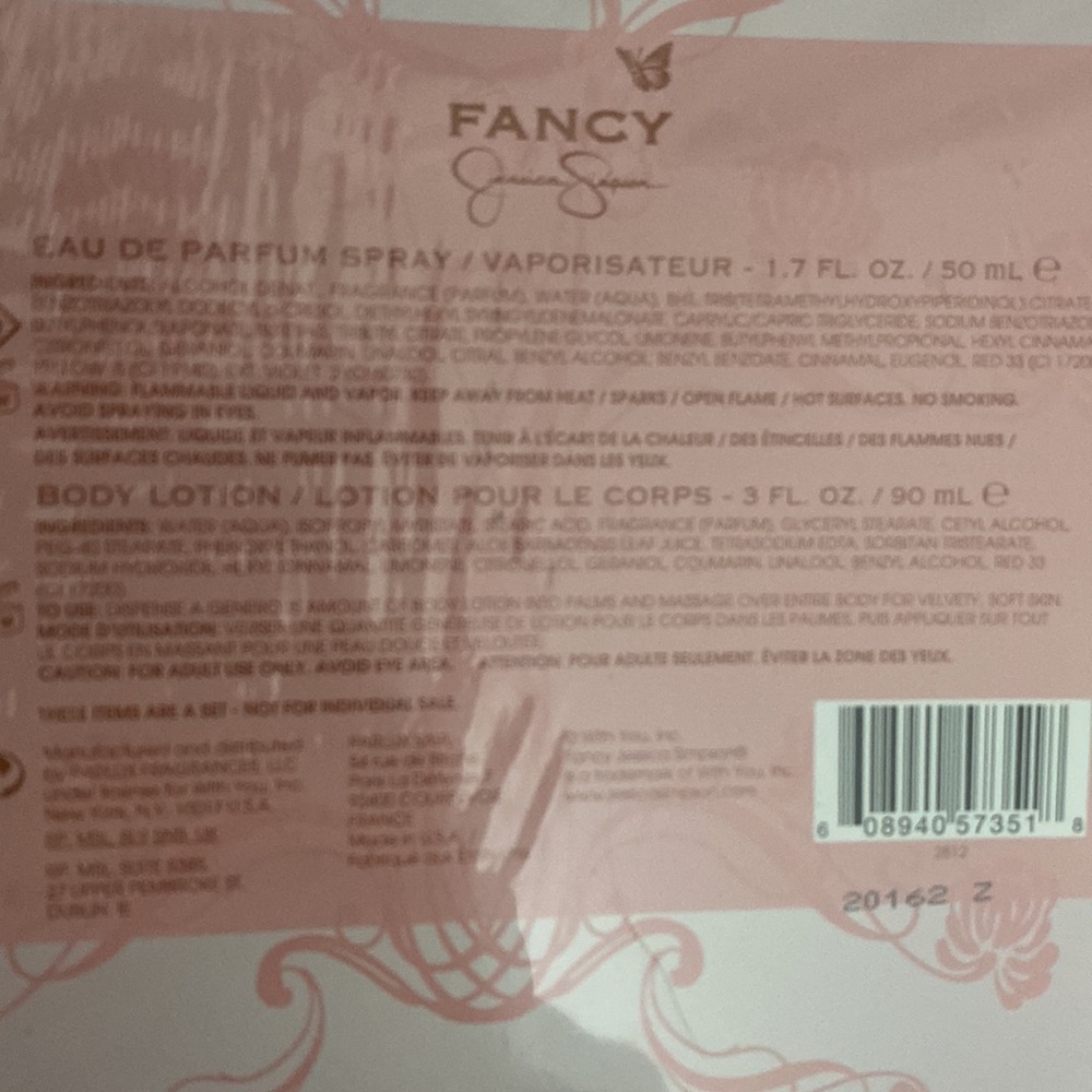 NWT Jessica Simpson fancy sexy limited edition lotion set - Picture 4 of 4